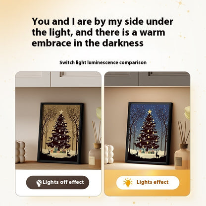 Luminous Speaker Christmas Tree Painting